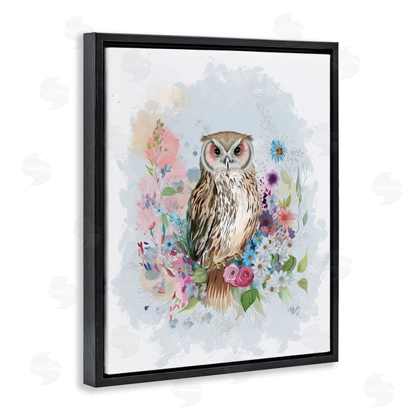 Stupell Industries Fab Funky | Owl And Floral Garland