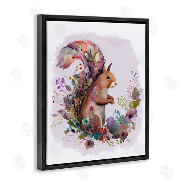 Stupell Industries Fab Funky | Squirrel And Floral Garland