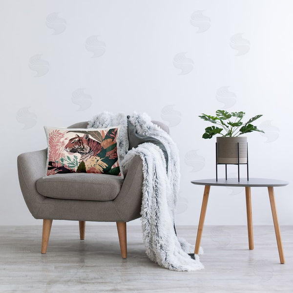 Stupell Industries Fab Funky | Tiger Peeking From Leaves