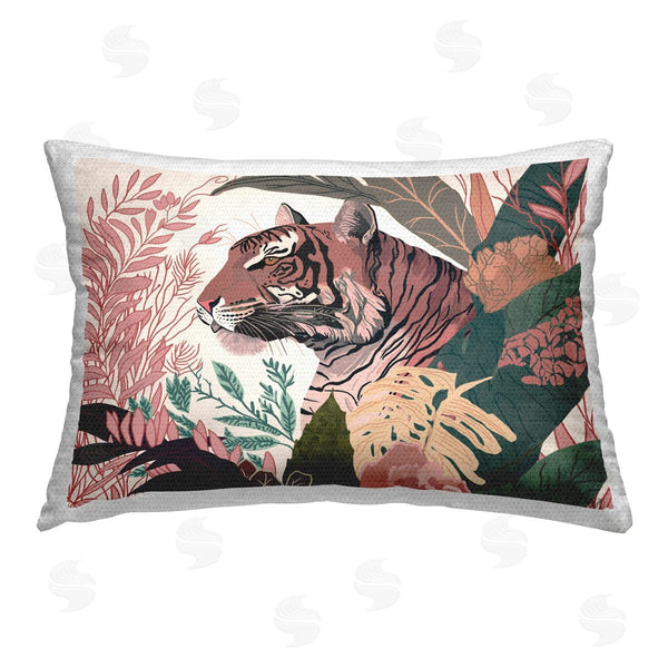Stupell Industries Fab Funky | Tiger Peeking From Leaves