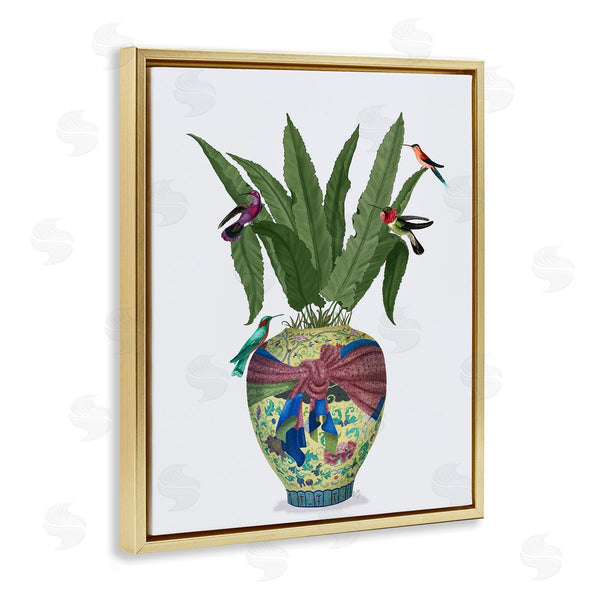 Stupell Industries Fab Funky | Traditional Birds On Planter