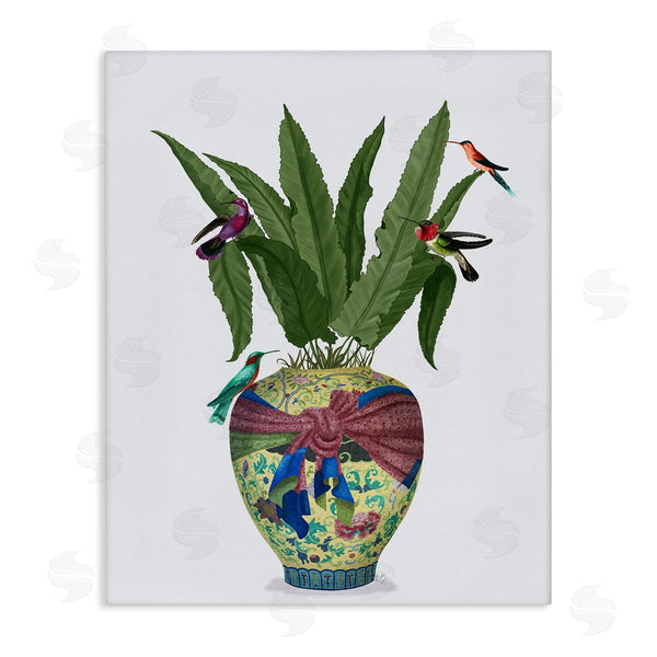 stupell industries Fab Funky | Traditional Birds on Planter