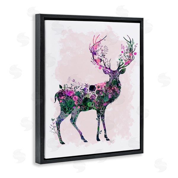 Stupell Industries Fab Funky | Wildflower Patterned Deer Wall Art