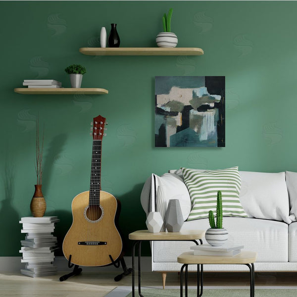 Stupell Industries Fanou Montel | Always A Light Montel Abstract Shapes Blue Wall Art