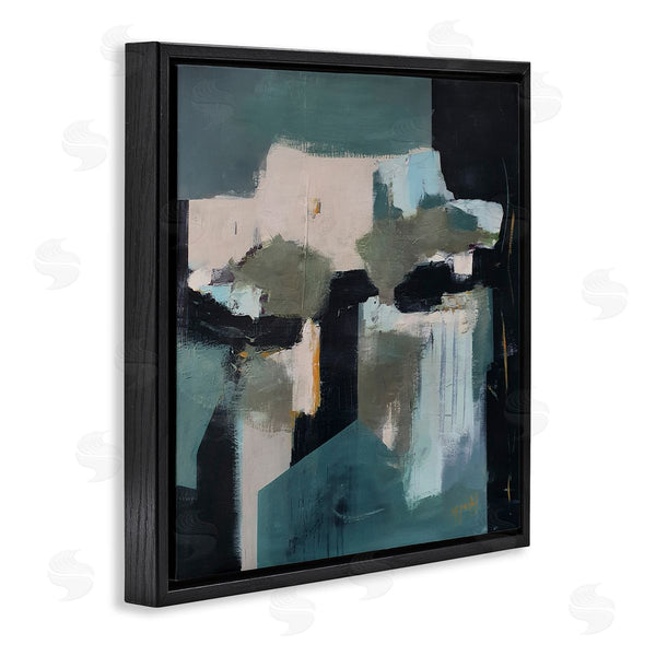 Stupell Industries Fanou Montel | Always A Light Montel Abstract Shapes Blue Wall Art