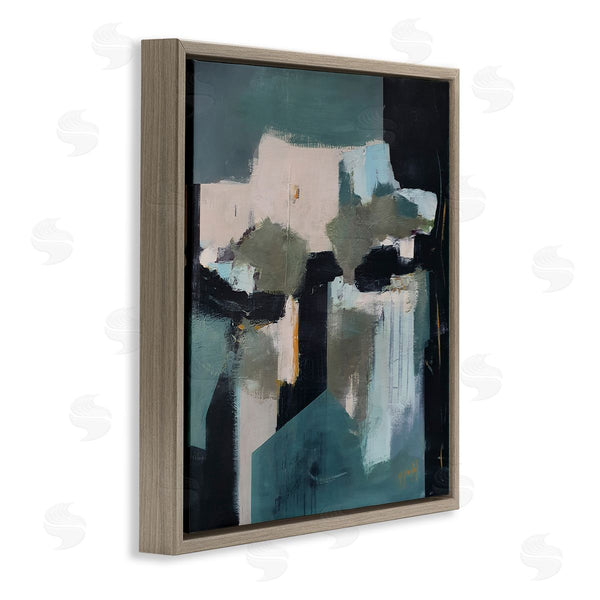 Stupell Industries Fanou Montel | Always A Light Montel Abstract Shapes Blue Wall Art