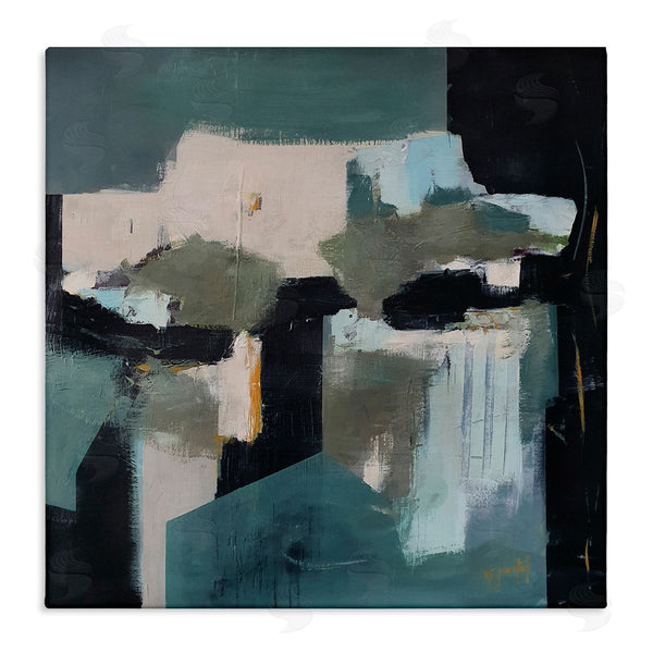 stupell industries Fanou Montel | Always A Light Montel Abstract Shapes Blue Wall Art