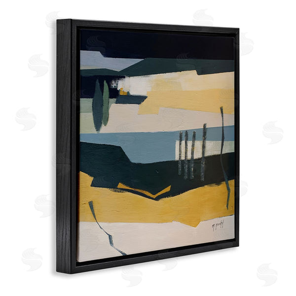 Stupell Industries Fanou Montel | Sometimes Obvious Montel Abstract Landscape Lake Wall Art