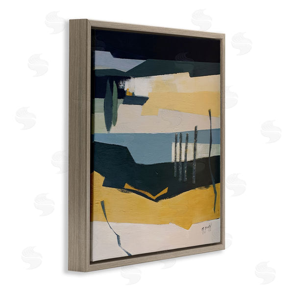 Stupell Industries Fanou Montel | Sometimes Obvious Montel Abstract Landscape Lake Wall Art