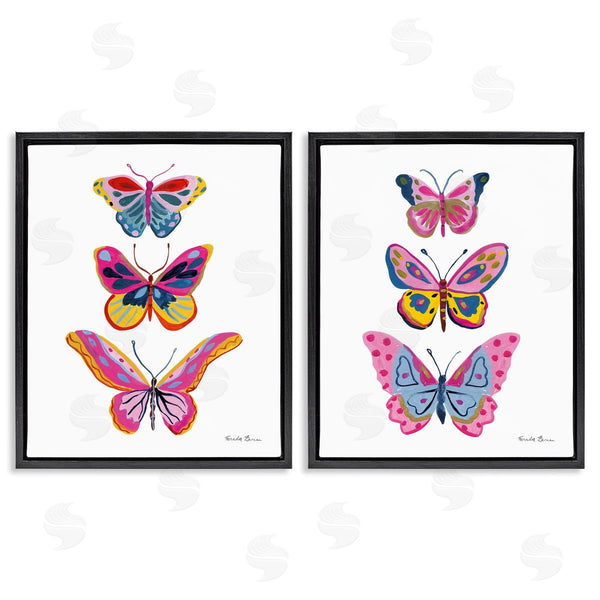 Stupell Industries Farida Zaman | Bright Flutter Butterflies Wall Art