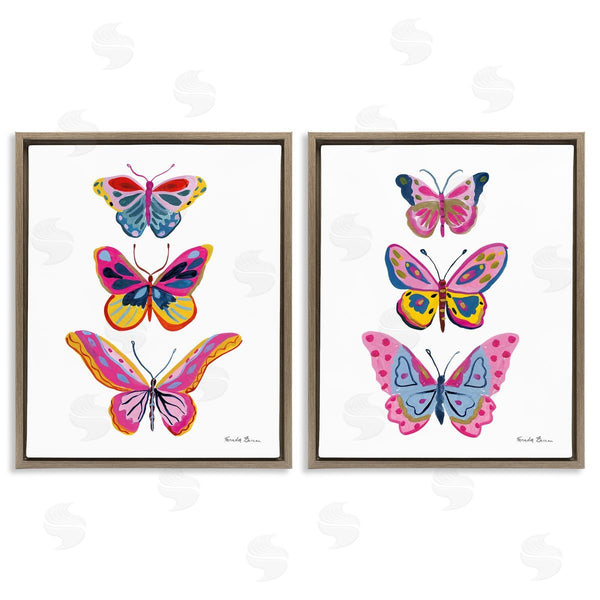 Stupell Industries Farida Zaman | Bright Flutter Butterflies Wall Art