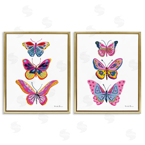 Stupell Industries Farida Zaman | Bright Flutter Butterflies Wall Art