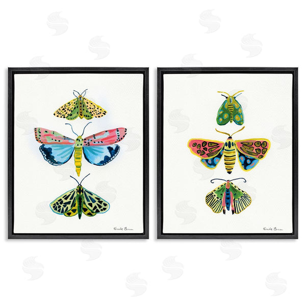 Stupell Industries Farida Zaman | Bright Moths Symmetry