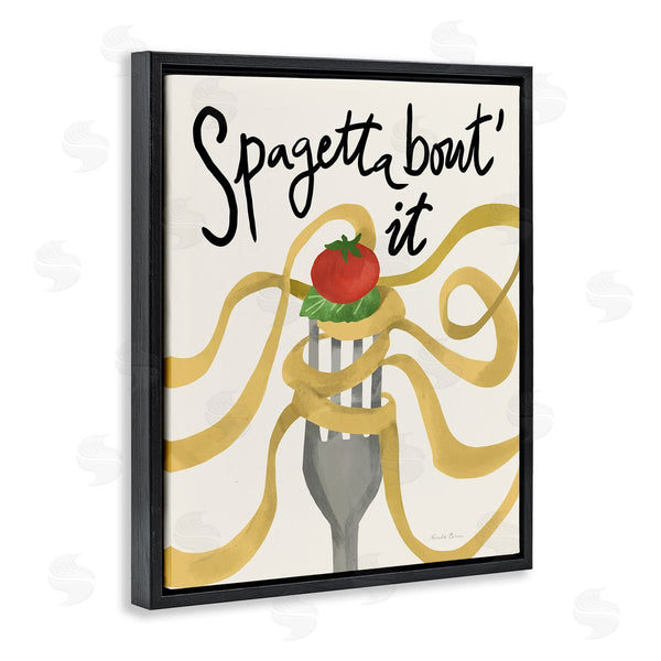 Stupell Industries Farida Zaman | Funny Spaghetti Phrase