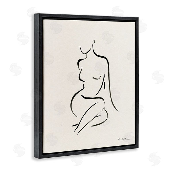Stupell Industries Farida Zaman | Minimal Nude Outline Wall Art