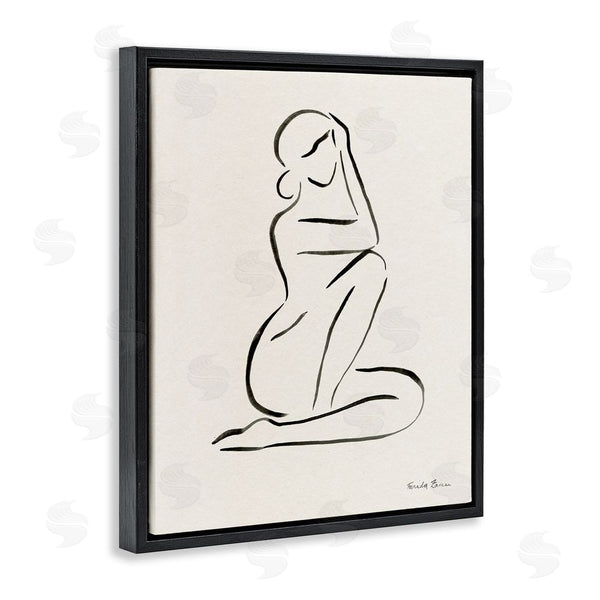 Stupell Industries Farida Zaman | Minimal Nude Woman Wall Art