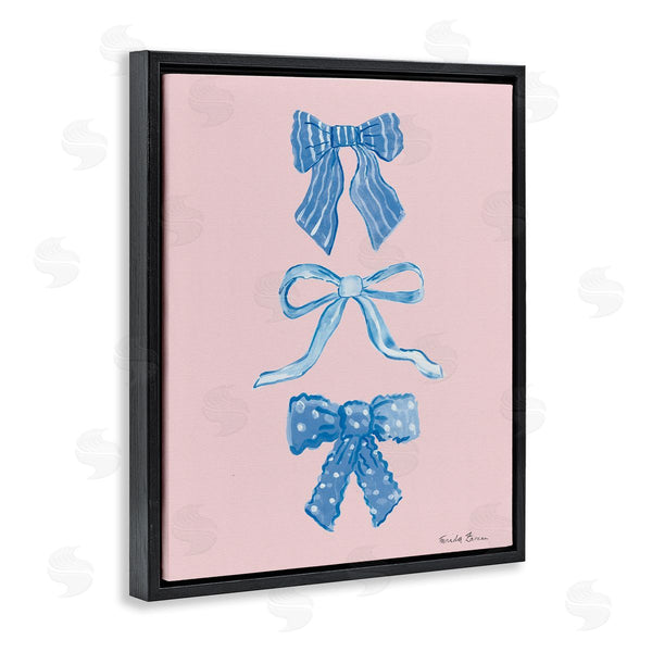 Stupell Industries Farida Zaman | Pretty Bows Blue & Pink