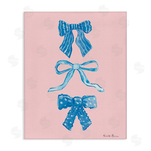 stupell industries Farida Zaman | Pretty Bows Blue & Pink