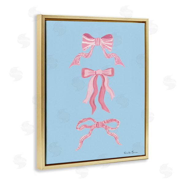 Stupell Industries Farida Zaman | Pretty Bows On Blue