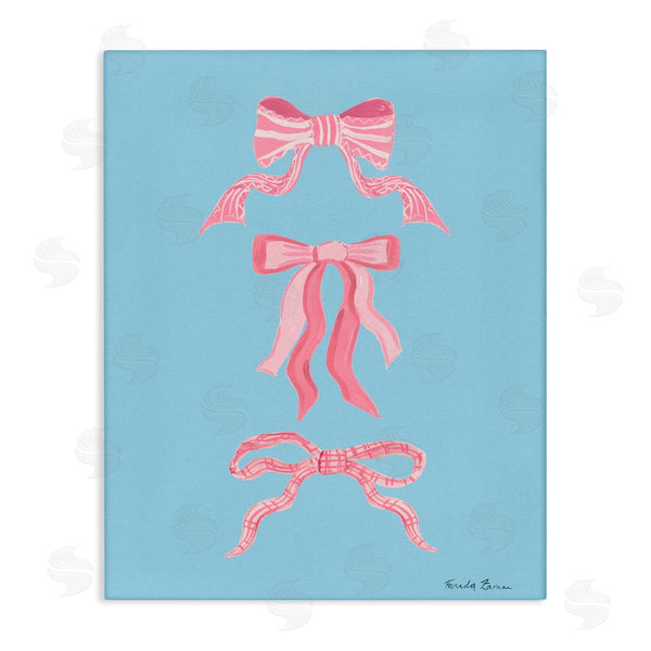 stupell industries Farida Zaman | Pretty Bows on Blue