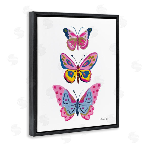 Stupell Industries Farida Zaman | Three Butterfly Trio