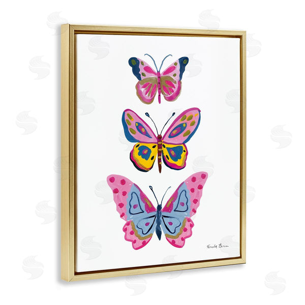 Stupell Industries Farida Zaman | Three Butterfly Trio