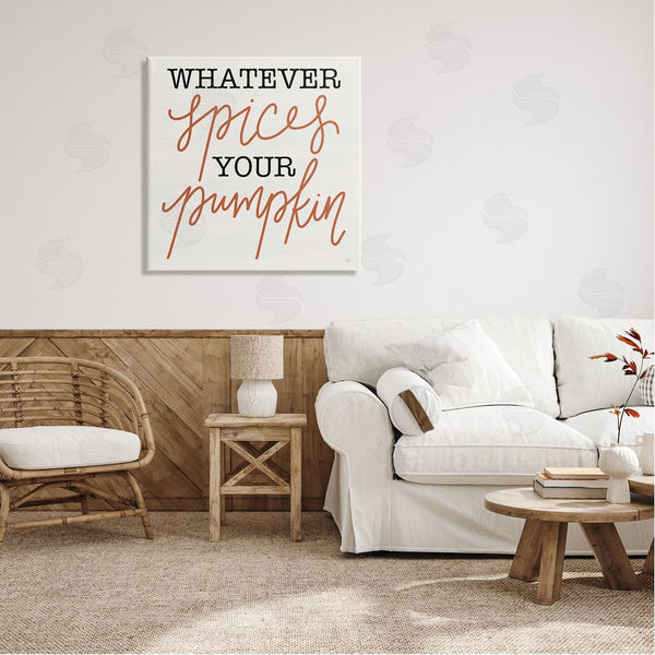 Stupell Industries Fearfully Made Creations | Whatever Spices Your Pumpkin Wall Art