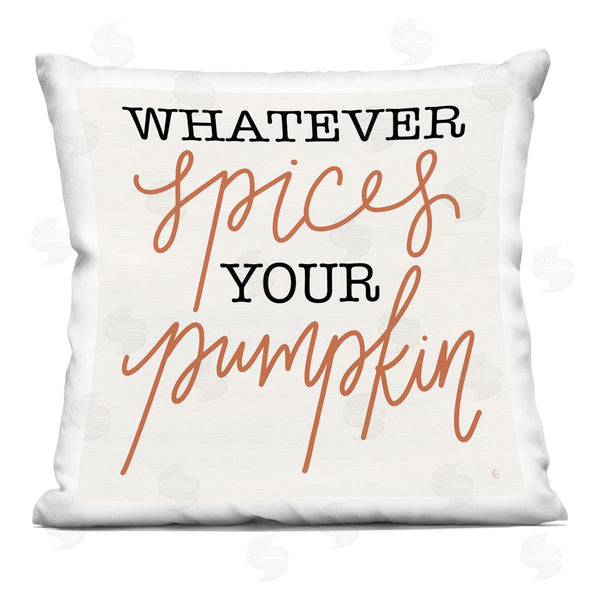 stupell industries Fearfully Made Creations | Whatever Spices Your Pumpkin Phrase Printed Throw Pillow