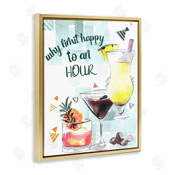 Stupell Industries Femvisionary | Why Limit Happy To An Hour