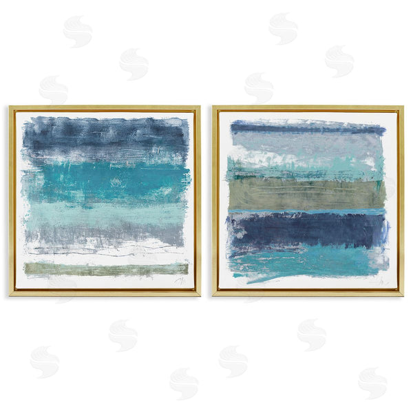Stupell Industries Filippo Ioco | Beachy Striped Abstractions