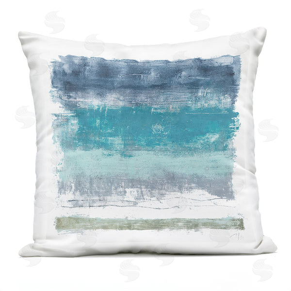 Stupell Industries Filippo Ioco | Beachy Tone Abstraction Printed Throw Pillow