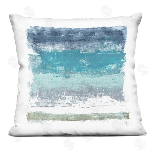 stupell industries Filippo Ioco | Beachy Tone Abstraction Printed Throw Pillow