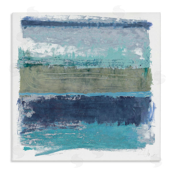 stupell industries Filippo Ioco | Cool Toned Abstract Stripes