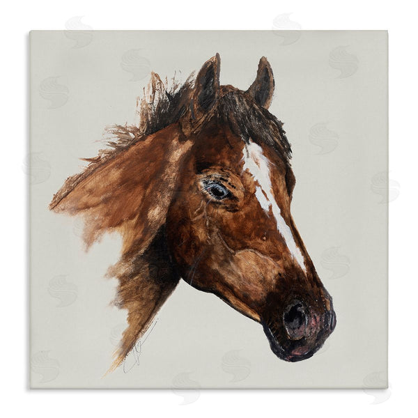 stupell industries Filippo Ioco | Detailed Brown Horse Wall Art