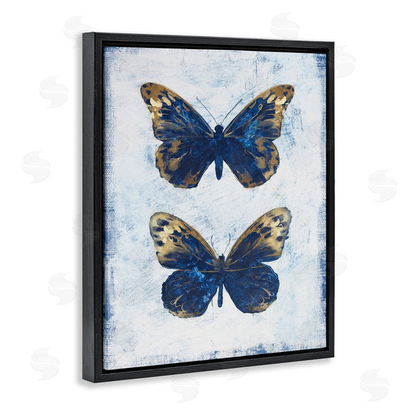 Stupell Industries Filippo Ioco | Gold & Blue Butterfly Wall Art