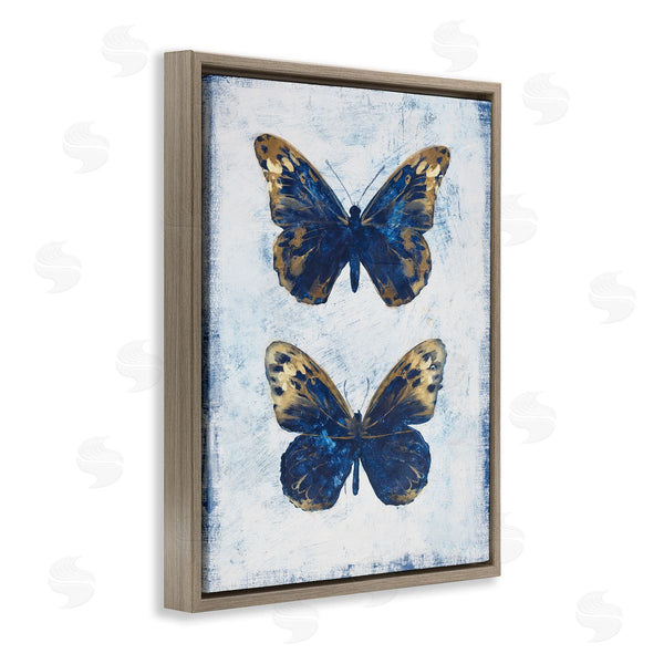 Stupell Industries Filippo Ioco | Gold & Blue Butterfly Wall Art
