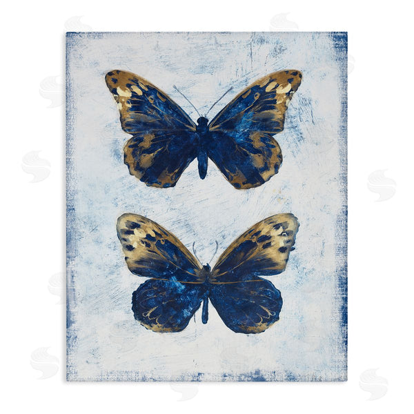 stupell industries Filippo Ioco | Gold & Blue Butterfly Wall Art