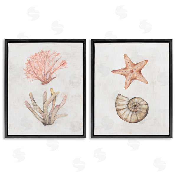 Stupell Industries Filippo Ioco | Neutral Pastel Sea Life