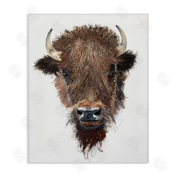 stupell industries Filippo Ioco | Western Bison Visage Wall Art