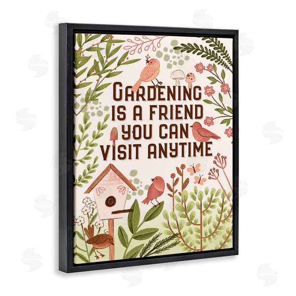 Stupell Industries Fineapple Pair | Gardening Is A Friend Phrase Wall Art