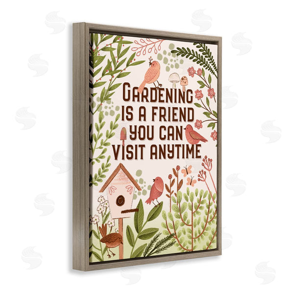 Stupell Industries Fineapple Pair | Gardening Is A Friend Phrase Wall Art