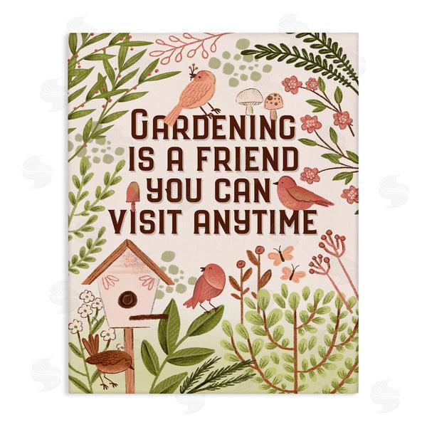 stupell industries Fineapple Pair | Gardening Is A Friend Phrase Wall Art