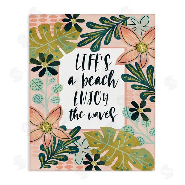 stupell industries Fineapple Pair | Life's A Beach Phrase Wall Art