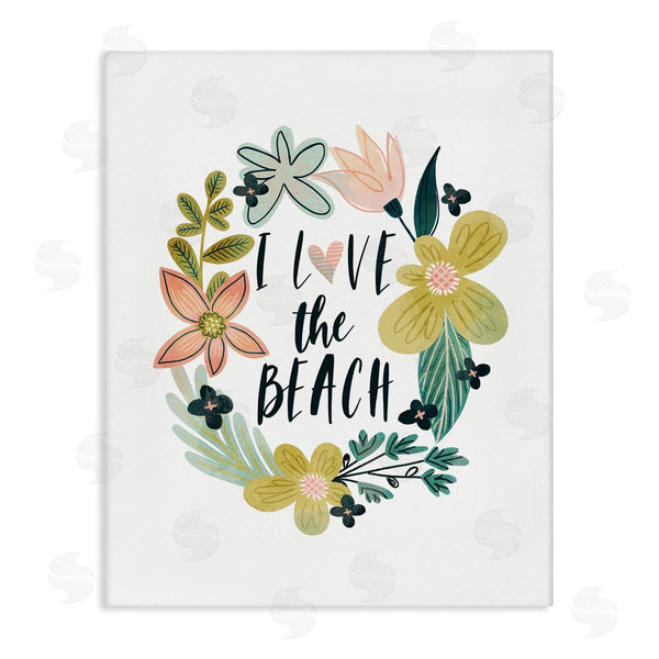 stupell industries Fineapple Pair | Love the Beach Wreath Wall Art