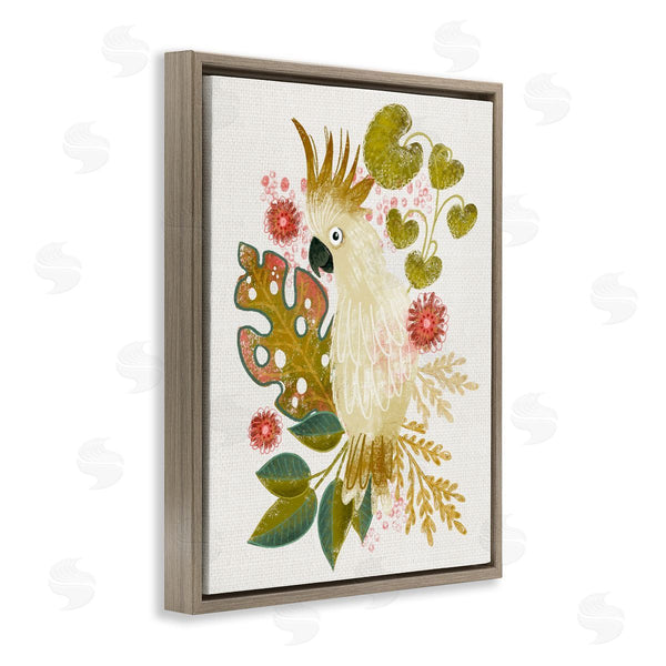 Stupell Industries Fineapple Pear | Cockatoo And Tropical Leaves