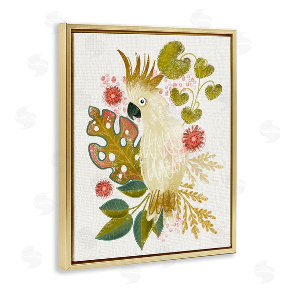 Stupell Industries Fineapple Pear | Cockatoo And Tropical Leaves