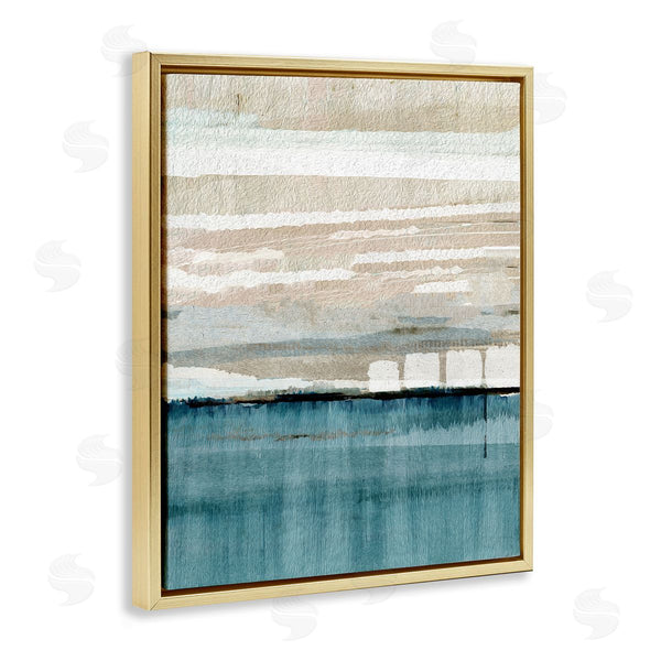 Stupell Industries Flora Kouta | Abstract Ocean Landscape