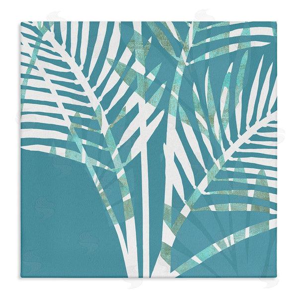 stupell industries Flora Kouta | Blue Modern Plant Leaves