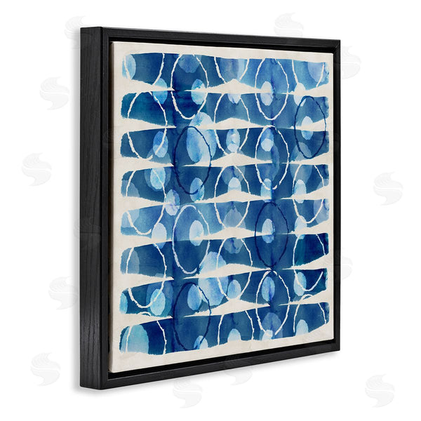 Stupell Industries Flora Kouta | Blue Patterned Watercolor