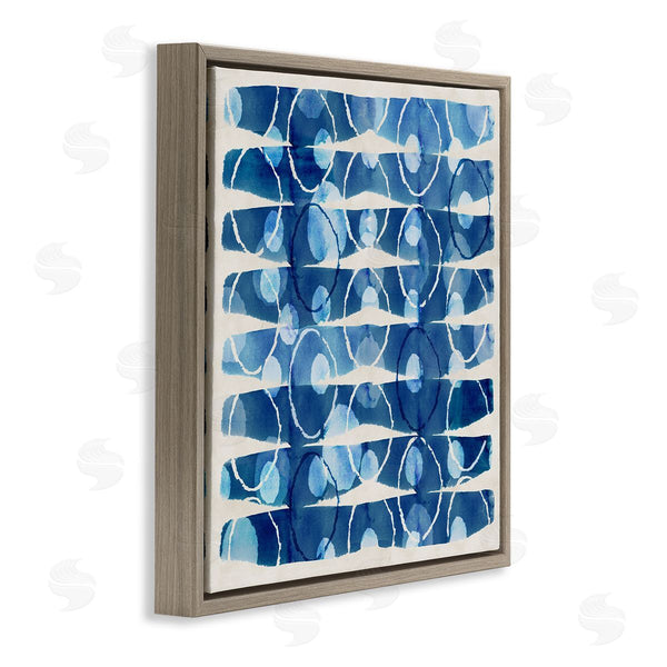 Stupell Industries Flora Kouta | Blue Patterned Watercolor